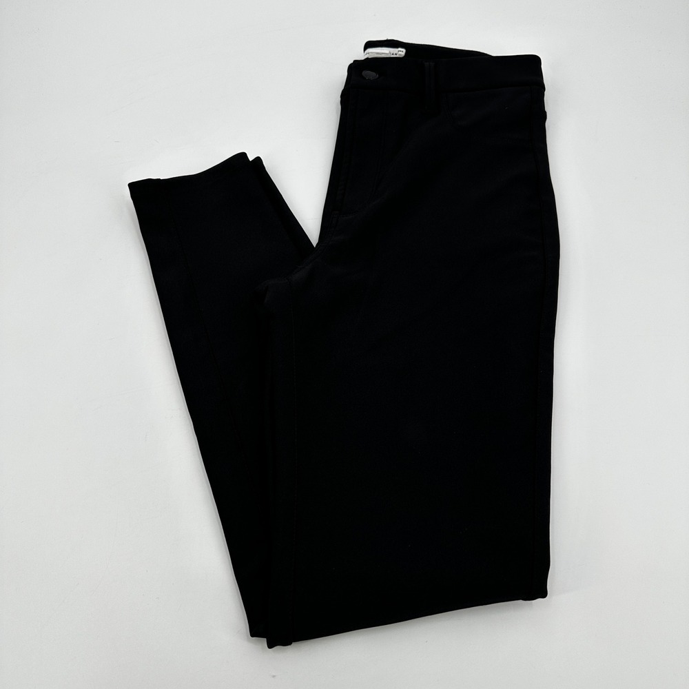 Good American Black High Rise Compression Skinny Pant Leggings Size 4 Kardashian